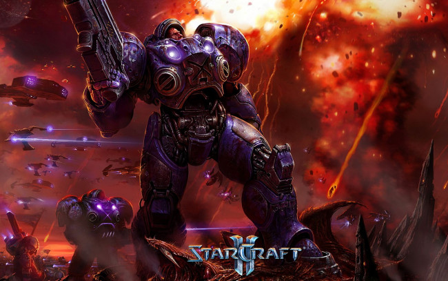 Обои картинки фото starcraft, ii, wings, of, liberty, видео, игры