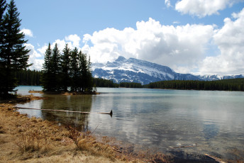Картинка природа реки озера canada banff national park