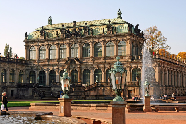 Обои картинки фото города, дрезден, германия, zwinger, palace
