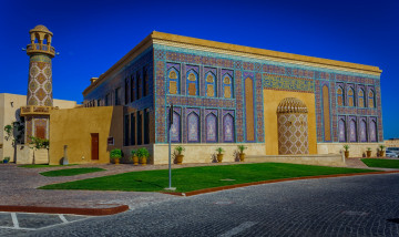 Картинка города мечети медресе катар ислам