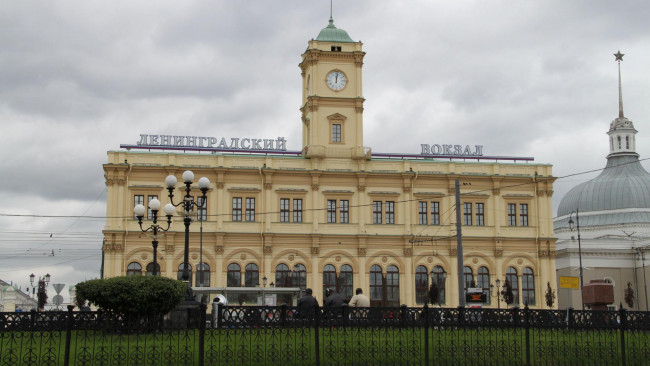 Обои картинки фото города, москва , россия, москва, ленинградский, вокзал