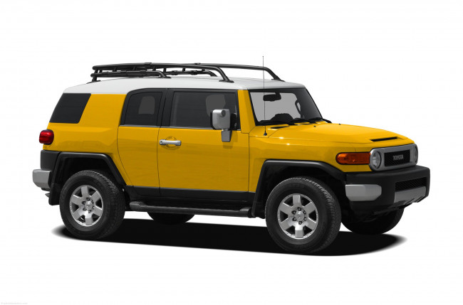 Обои картинки фото toyota fj cruiser 2010, автомобили, toyota, cruiser, внедорожник, 2010, fj