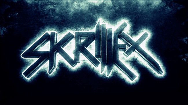 Обои картинки фото skrillex, музыка, логотип