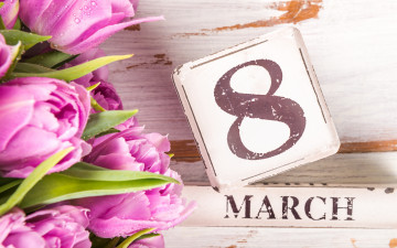 Картинка праздничные международный+женский+день+-+8+марта цветы тюльпаны розовые 8 марта pink tulips march