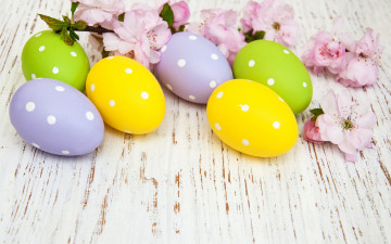 обоя праздничные, пасха, цветы, яйца, colorful, happy, wood, blossom, flowers, spring, easter, eggs, decoration