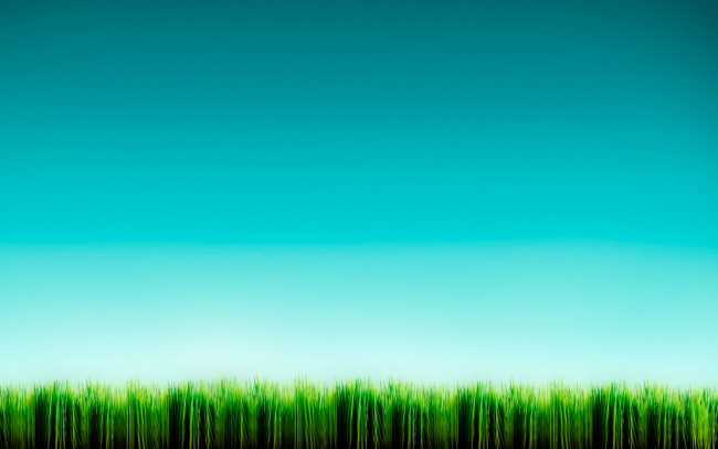 Обои картинки фото 3д графика, природа , nature, небо, трава