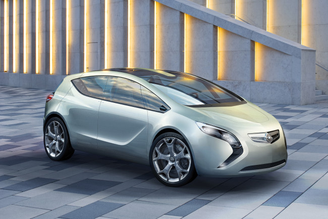 Обои картинки фото автомобили, 3д, opel, flextreme, concept, 3d