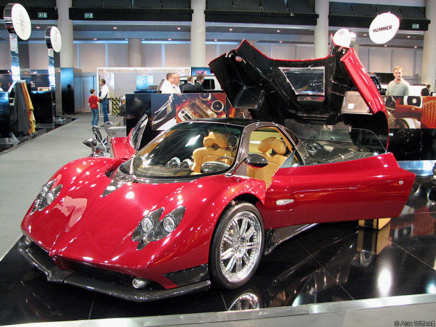 Обои картинки фото pagani, zonda, c12, roadster, автомобили