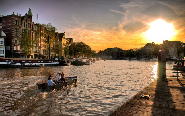 Обои картинки фото amsterdam, netherlands, города, амстердам, нидерланды