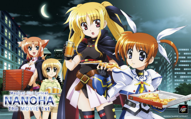 Обои картинки фото аниме, mahou, shoujo, lyrical, nanoha