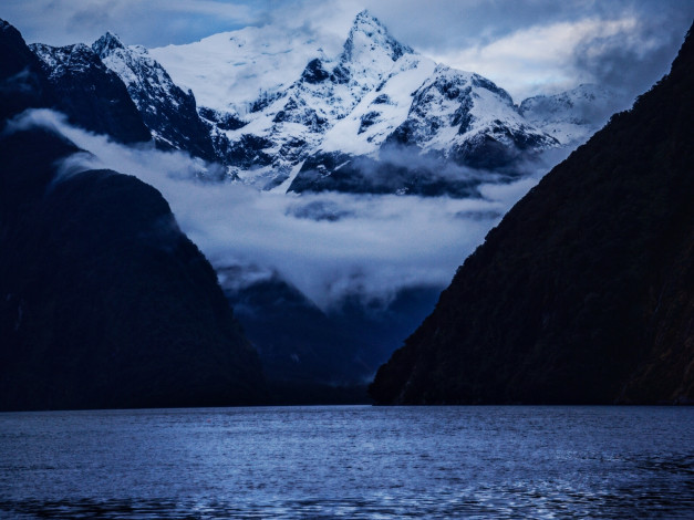 Обои картинки фото new, zealand, природа, горы, вода, новая, зеландия