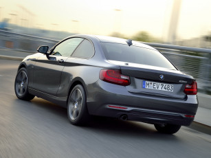 Картинка автомобили bmw 220i coupе sport line f22 2014 темный