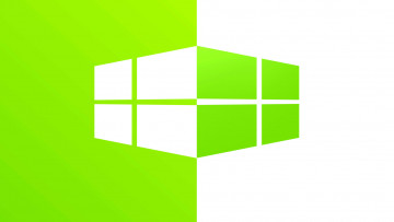 Картинка компьютеры windows+8 зеленый белый