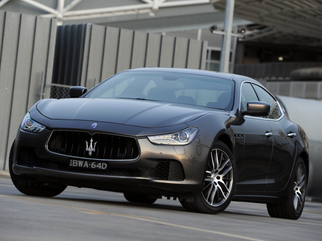 Обои картинки фото автомобили, maserati, 2014г, au-spec, ghibli