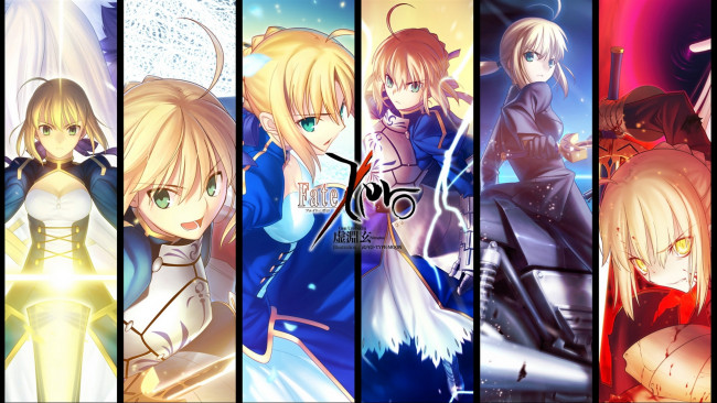 Обои картинки фото аниме, fate, zero, персонажи, воин, saber