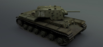 Картинка техника 3d фон kv-1e танк дуло башня гусеница