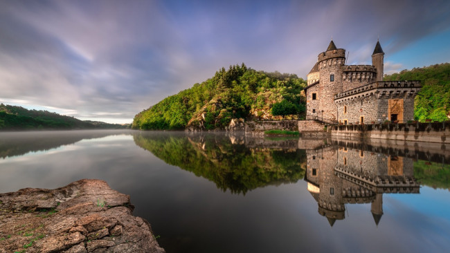 Обои картинки фото chвteau de la roche, города, замки франции, chвteau, de, la, roche