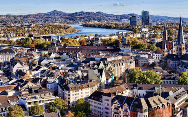 Обои картинки фото bonn, germany, города, - панорамы