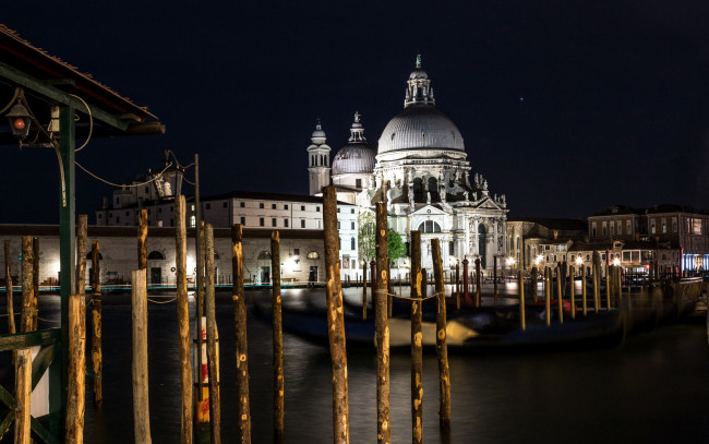 Обои картинки фото santa maria della salute, города, венеция , италия, santa, maria, della, salute