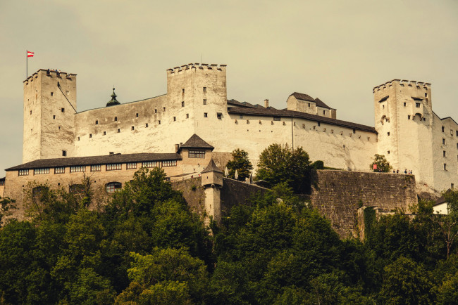 Обои картинки фото salzburg castle, города, зальцбург , австрия, salzburg, castle