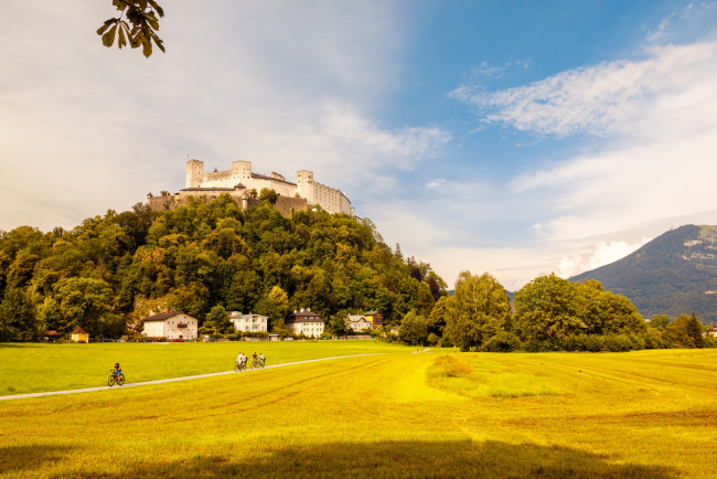 Обои картинки фото salzburg castle, города, зальцбург , австрия, salzburg, castle