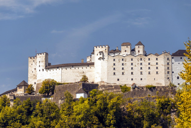Обои картинки фото salzburg castle, города, зальцбург , австрия, salzburg, castle