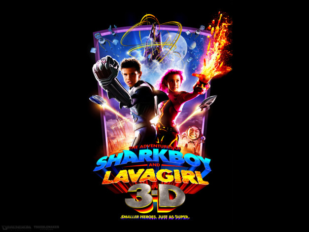 Обои картинки фото adventures, of, shark, boy, and, lava, girl, 3d, кино, фильмы