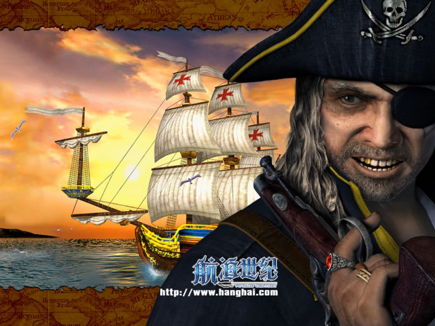 Обои картинки фото voyage, century, видео, игры, пираты, онлайн, online