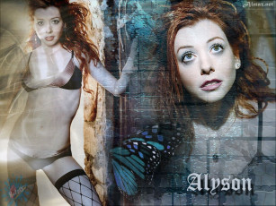 Картинка Alyson+Hannigan девушки