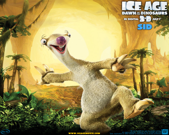 Обои картинки фото мультфильмы, ice, age, dawn, of, the, dinosaurs