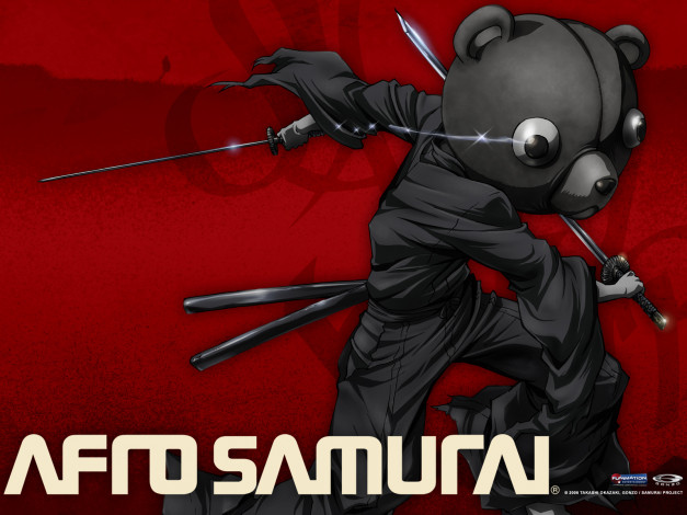 Обои картинки фото аниме, afro, samurai