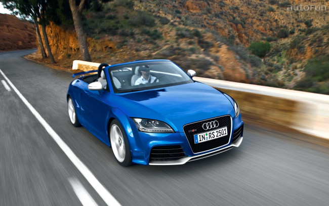 Обои картинки фото audi, tt, rs, roadster, автомобили