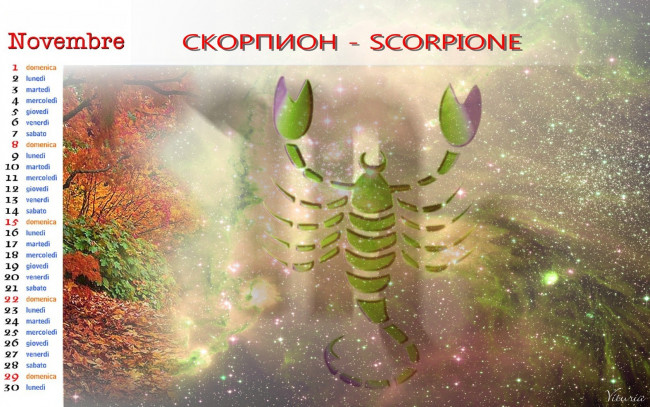 Обои картинки фото скорпион, разное, знаки, зодиака