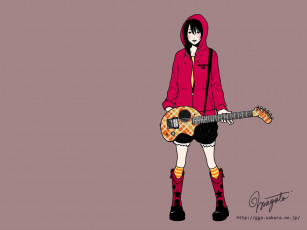 обоя аниме, guitar, girls, addiction