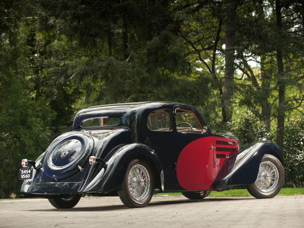 Обои картинки фото bugatti, type, 57, ventoux, coupe, автомобили, классика