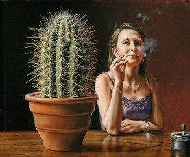 Картинка evert thielen рисованные сигарета кактус