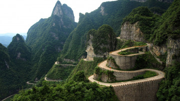 Картинка природа горы Чжанцзяцзе китай хунань