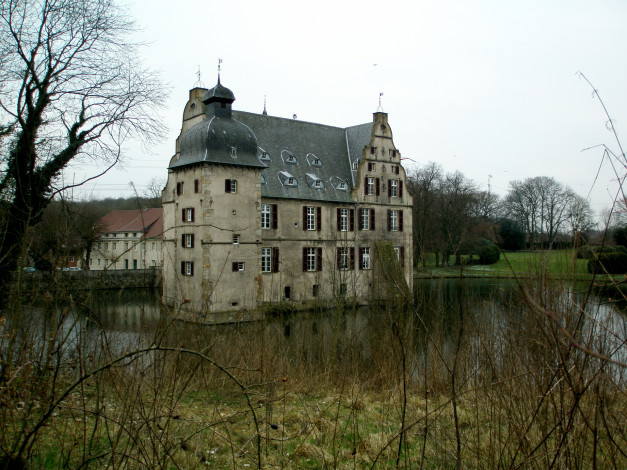 Обои картинки фото bodelschwingh, castle, германия, города, дворцы, замки, крепости