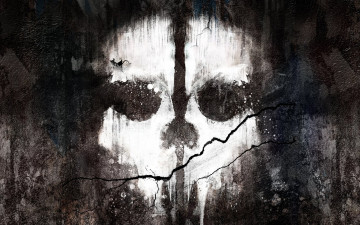 Картинка call of duty ghosts видео игры череп