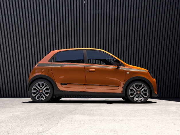 Обои картинки фото автомобили, renault, 2016г, twingo, gt