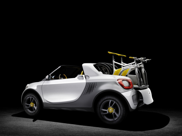 Обои картинки фото smart for-us concept 2012, автомобили, smart, 2012, concept, for-us