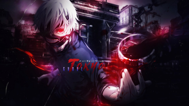 Обои картинки фото аниме, tokyo ghoul, канеки, кен