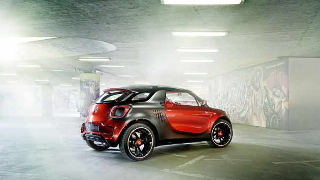 Обои картинки фото smart forstars concept 2012, автомобили, smart, 2012, concept, forstars