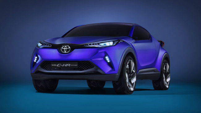 Обои картинки фото toyota c-hr concept 2014, автомобили, 3д, crossover, 2014, concept, c-hr, toyota