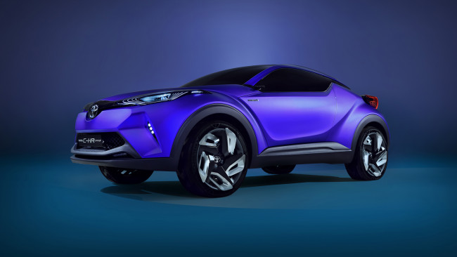 Обои картинки фото toyota c-hr concept 2014, автомобили, 3д, crossover, concept, c-hr, toyota, 2014