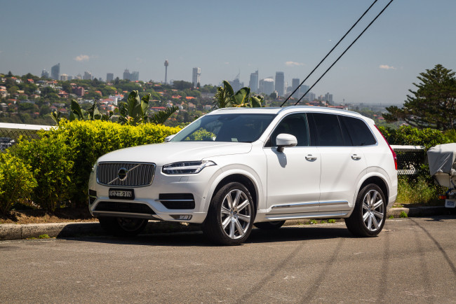 Обои картинки фото автомобили, volvo, au-spec, inscription, xc90, d5, 2015г