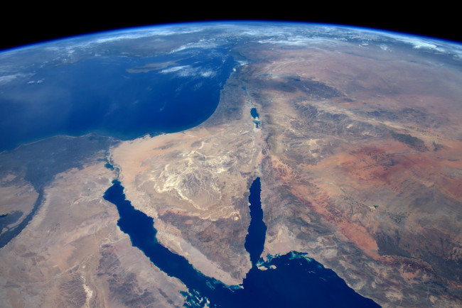 Обои картинки фото космос, земля, syrian, desert, sinai