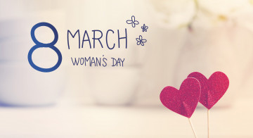 обоя праздничные, международный женский день - 8 марта, сердечки, happy, 8, марта, heart, romantic, gift, women's, day