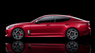 обоя kia stinger gt 2018, автомобили, kia, 2018, gt, stinger