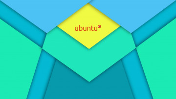 обоя компьютеры, ubuntu linux, фон, логотип